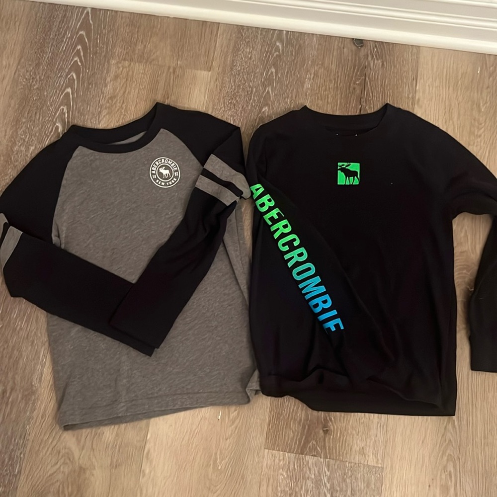 Boys long sleeve t shirts size 7/8 Abercrombie